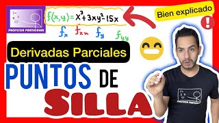 ✅MÁXIMOS y MÍNIMOS con DERIVADAS PARCIALES | BIEN EXPLICADO 💯| CÁLCULO MULTIVARIABLE