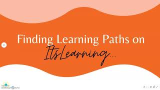 Finding Learning Paths on itslearning