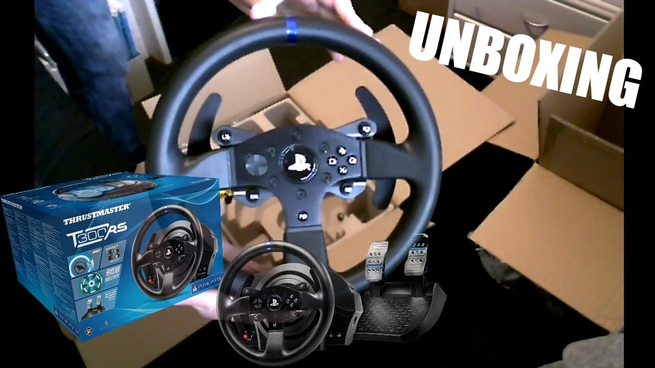Quick Unboxing Thrustmaster T300rs Youtube