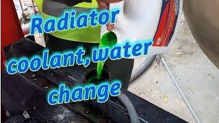 how to change diesel engine radiator water in hindi/urdu language