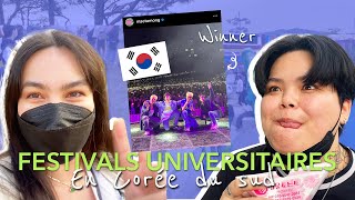 Korea Vlog 🇰🇷✨ On voit Winner et Hyuna en vrai ! (Festivals Universitaires en Corée du Sud)