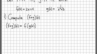 Proof and Problem Solving - Functions Example 02