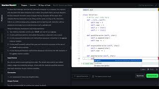 HackerRank Python 30 Days of Code - Day 18: Queues and Stacks