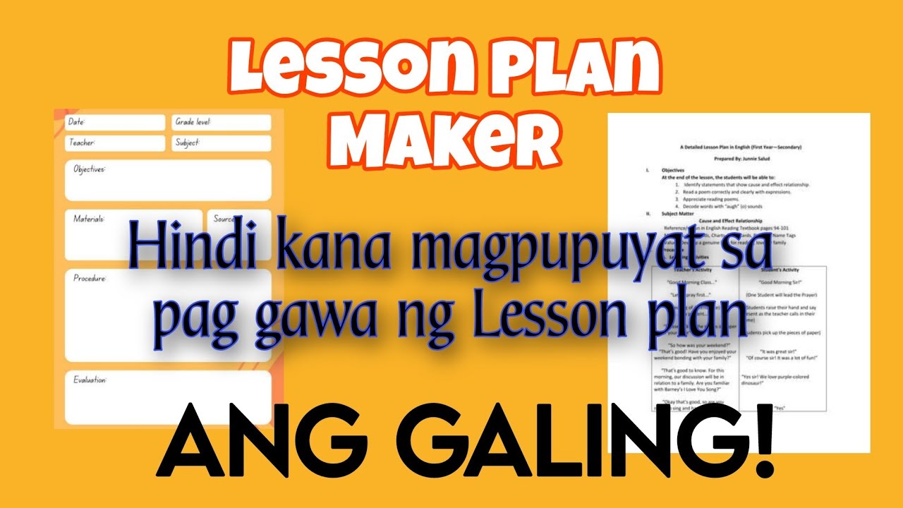 Lesson Plan Ph