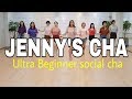 JENNY'S CHA- Line Dance( Ultra Beginner social cha)Jenifer Wolf