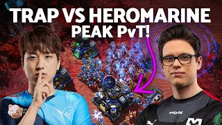 This is PEAK TvP! TRAP vs HEROMARINE | IEM World Championship Group C (Bo3 PvT) - StarCraft 2