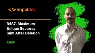 Maximum Unique Subarray Sum After Deletion | LeetCode 3487 - Python
