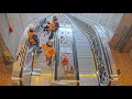 huntington escalator replacement timelapse