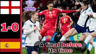 England vs spain women 1-0 | An intense duel won by the Lionesses! 🔥🔥