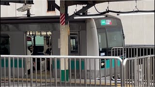 E233系2000番台マト19編成（前照灯LED）を松戸駅で目撃。