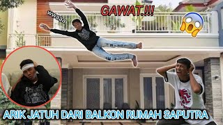 GAWAT! ARIK J4TUH DARI BALKON RUMAH SAPUTRA?? | Mikael Family