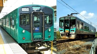 JR加古川線の103系3550番台･125系（日岡～神野間にて...他）　17.08.19