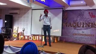 Jagga song Gurdas Mann Live by my Friend in Our College Times 2014