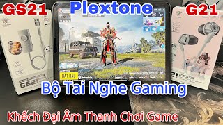 PLEXTONE G21/GS21 Bộ Tai Nghe Gaming Kết hợp SounCarb_Sạc_Tai Nghe Chất Âm Cực Đỉnh