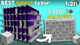 Minecraft BEST Ghast Farm 1.20.6 | Ghast Farm Tutorial In Minecraft - 3220+ Per/h
