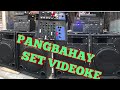 KARAOKE SET w/ MIXER PAMBAHAY SET POWERD BY CROWN AND SAKURA 735