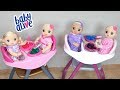 BABY ALIVE LAURINHA E SUA IRMÃS NA HORA DO ALMOÇO /ROTINA DA TARDE MAIS LEGAL DAS BABY ALIVE