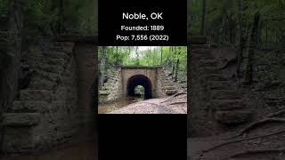 Random US Towns: Noble, OK #shorts