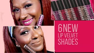 Playing In Makeup Series: SACHA COSMETICS Mini Haul and Lip Velvet Swatches - ALL THE NEW SHADES!!!