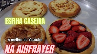 RECEITA DE ESFIHA ABERTA NA AIRFRYER  #airfryer #receitanaairfrayer #salgados