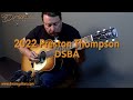 2022 Preston Thompson DSBA, Shipwreck Brazilian Rosewood/Adirondack Spruce