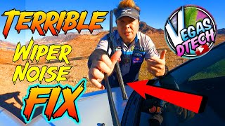 How to Fix that Annoying Wiper Noise in 30 seconds!