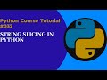 String slicing in python-032 #pythonforbegineers #stringslicinginpython #stringslicing #pythonstring