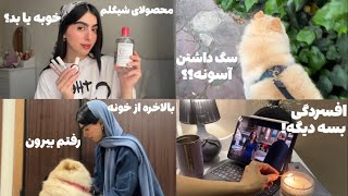 ولاگ دو روز با من ! | مبارزه با افسردگی + تنهایی بیرون رفتن خوبه؟ + تست محصولای شیگلم!!💄