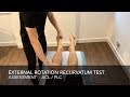 External Rotation Recurvatum Test