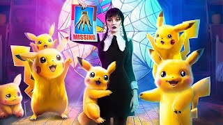 Wednesday Addams! Thing Kayboldu! Pokemon Gerçek Hayatta!