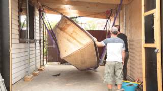 Wooden boat rollover