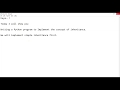 Python Program - Concept of Inheritance. (Simple Inheritance)