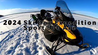 2024 SKIDOO Expedition Sport 600 Ace Rundown with Ski Doo Auger Mount