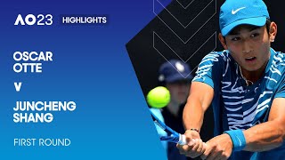 Oscar Otte v Juncheng Shang Highlights | Australian Open 2023 First Round