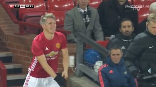 Bastian Schweinsteiger COMEBACK vs West Ham United HD 720p (30/11/2016) by 1900FCBFreak