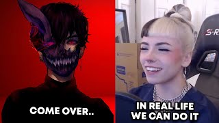 Corpse flirts with Emma and makes her blush