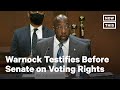 Warnock: Voting Rights Are Under Jim Crow-Style Attack