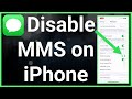 How To Disable MMS On iPhone