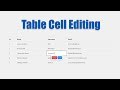 Table cell editing using plain Javascript | DOM coding challenges