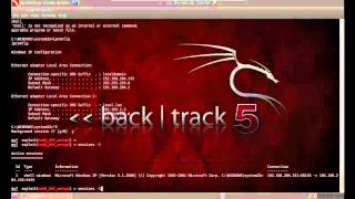Upgrading a command shell to meterpreter