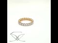 2 10 ct round brilliant natural diamonds wedding ring