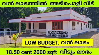 വൻ ലാഭത്തിൽ 18.50 cent സ്ഥലം 2000 sqft വീടും video കണ്ടു നോക്കിയിട് പറ ലാഭം ആണോ  അല്ലയോ എന്ന്