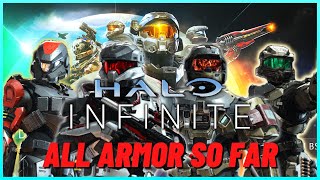 Halo Infinite All Armor So Far (Updated to Halo Infinite News & E3 2021 Announcement) #Shorts
