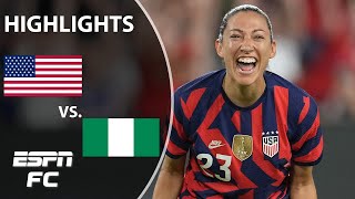 Christen Press and Lynn Williams lead USWNT to win over Nigeria | Highlight | ESPN FC