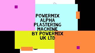 Powermix Alpha Plastering Machine Made in Turkey Medium