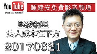 2017 06 21 盤後解盤 調性該轉彎了吧