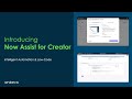 Now Assist for Creator