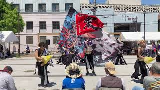 ［4K］下関市立大学よさこいダンスサークル震/黒崎よさこい祭り2024.05.19/黒崎中央（三角）公園会場