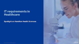 IT Requirements in Healthcare