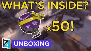 [TF2] UNBOXING: 50x Winter 2019 Cases (+GIVEAWAY!)